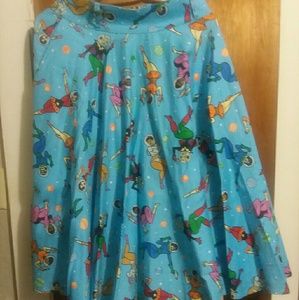 Pinup couture space babes doris skirt